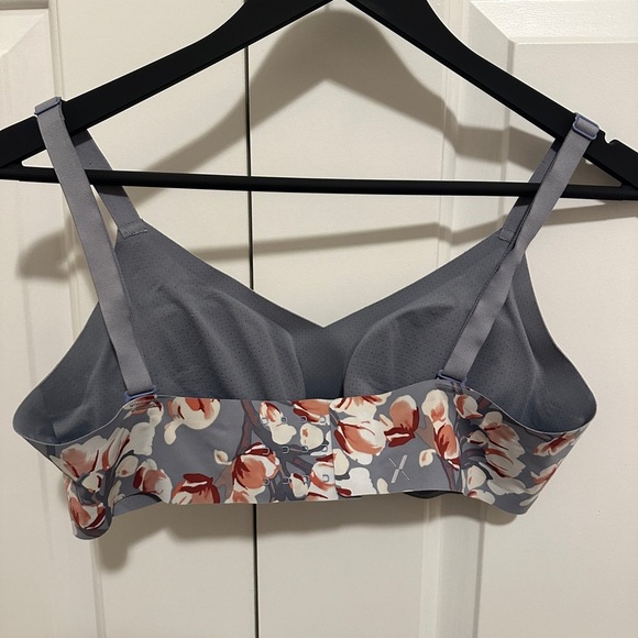 Knix Winter Gardenia Floral Thin Adjustable Strap Padded Bra Size 4 Women’s - Picture 6 of 12